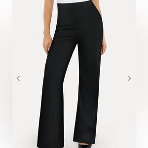 Popilush Shapewear Executive High Waisted Wide-Leg Ponte Pants